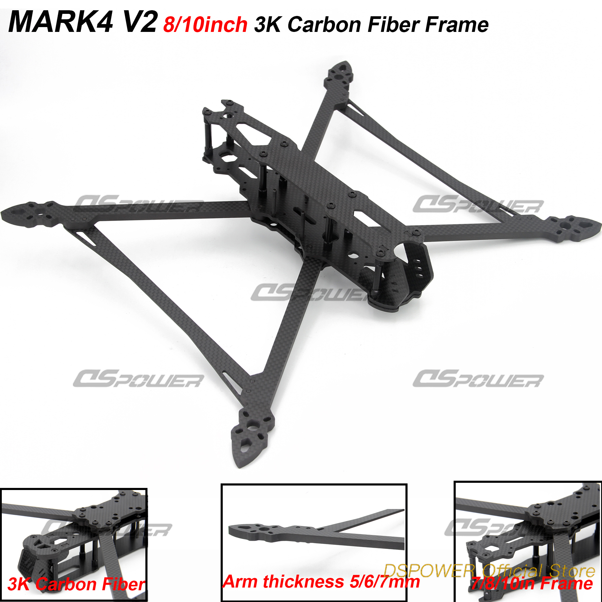 Drone Frame - Mark4 7inch 295mm MARK4 V2 8inch