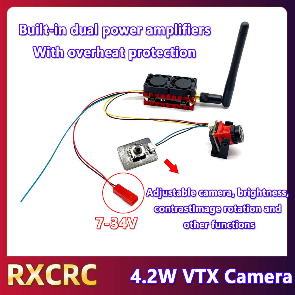 RXCRC 5.8G 48CH 4.2W High Powe - Drone Frame avaliação e preço