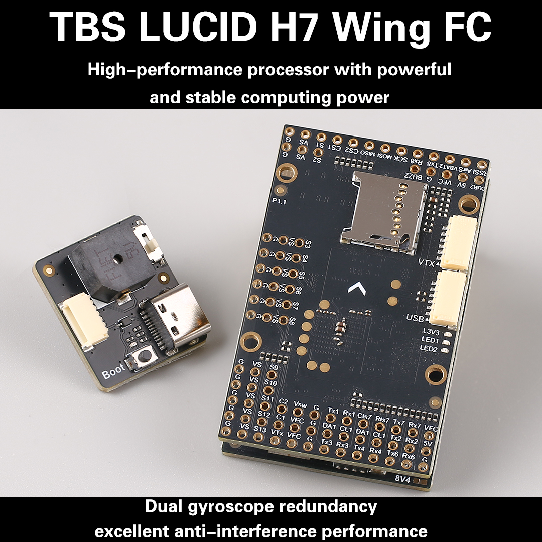 TBS LUCID H7 WING FC Dual Gyro - Drone Frame avaliação e preço