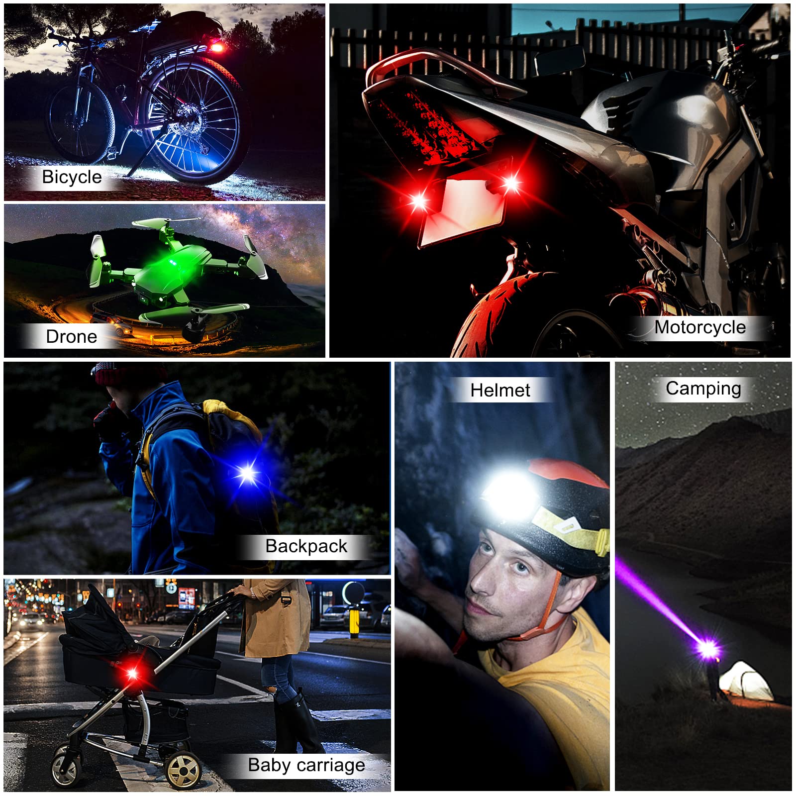Motorcycle Lights Drone Strobe - Drone Led Light avaliação e preço