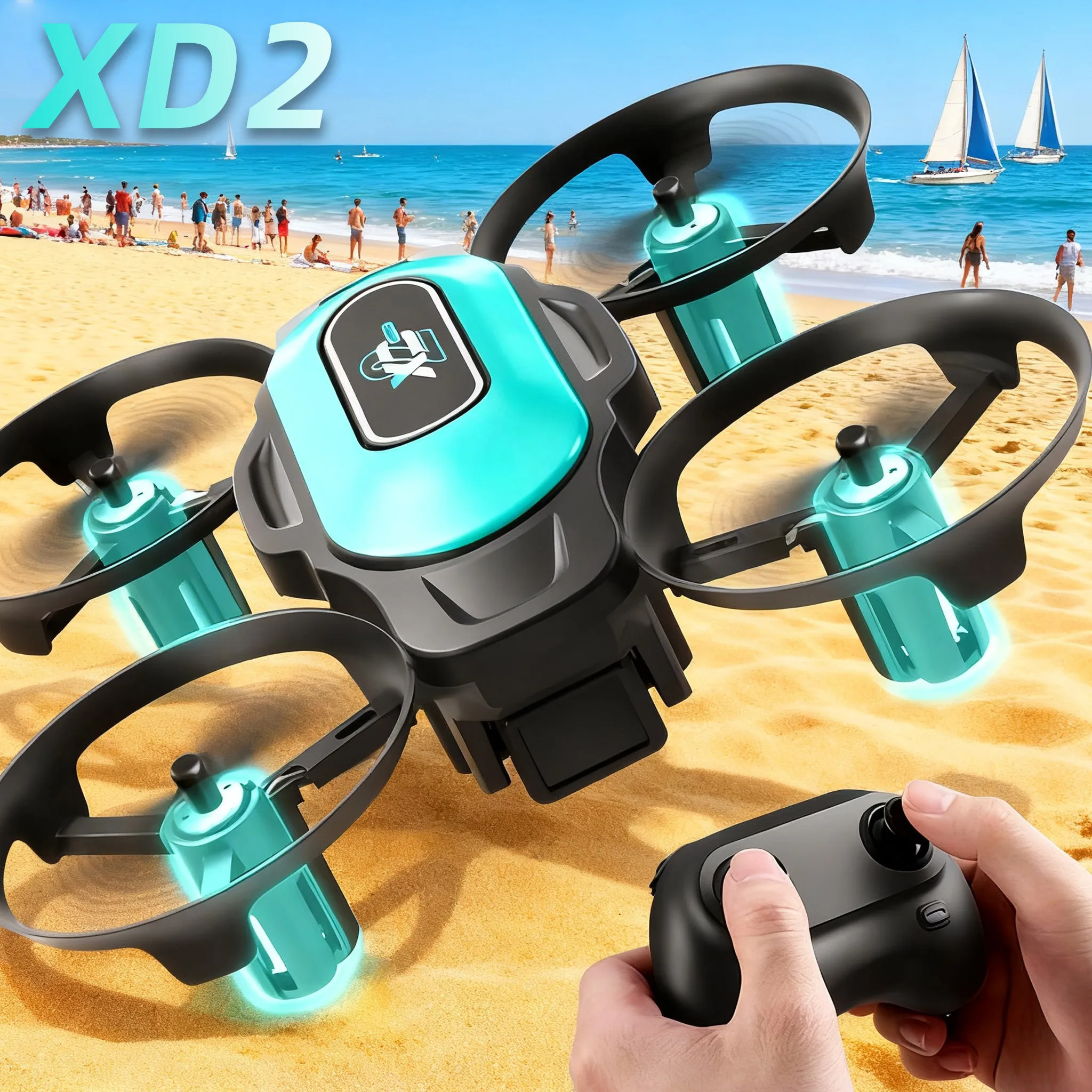 XD2 Mini Drone, 360° Stunt Fli - Drone Led Light avaliação e preço