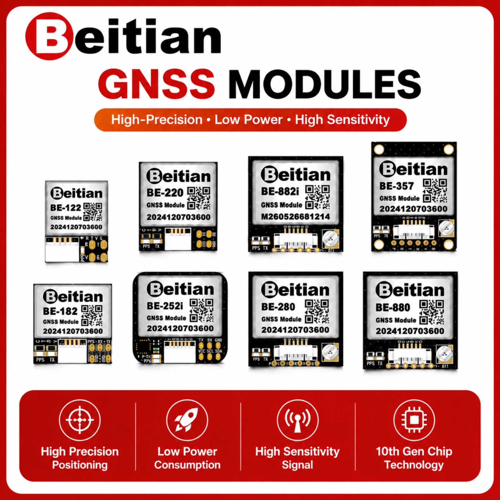 Beitian M10 Triple Mode GNSS C - Drone Compass avaliação e preço