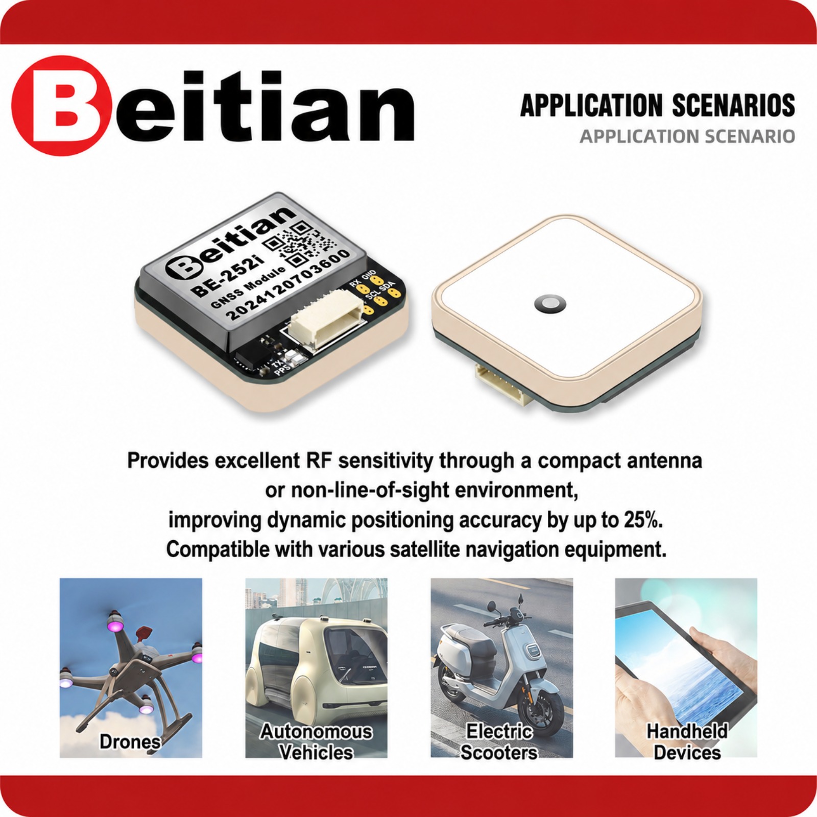 Beitian M10 Triple Mode GNSS C - Drone Compass avaliação e preço