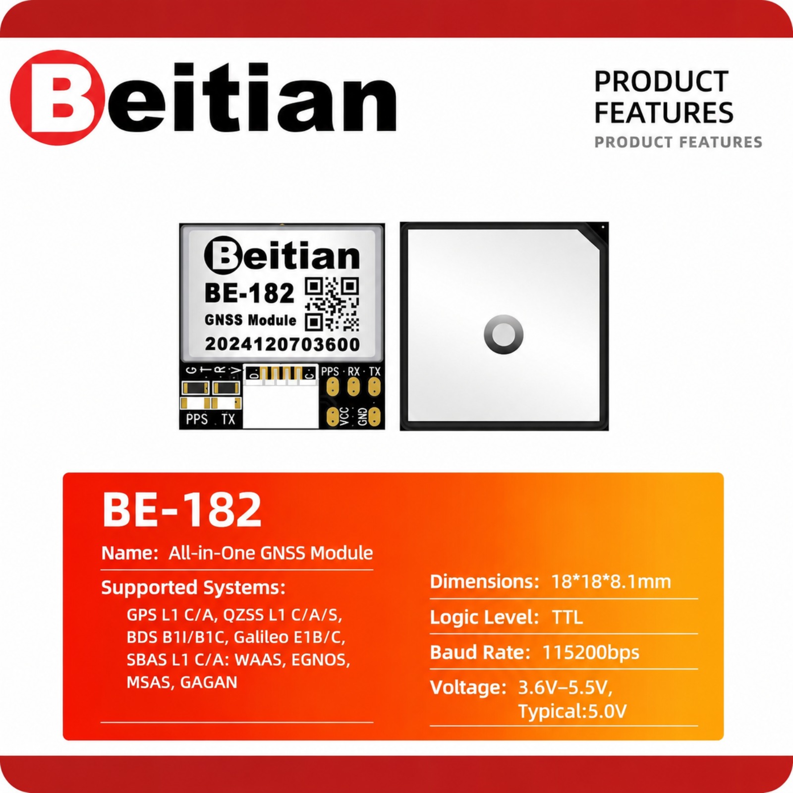 Beitian M10 Triple Mode GNSS C - Drone Compass avaliação e preço