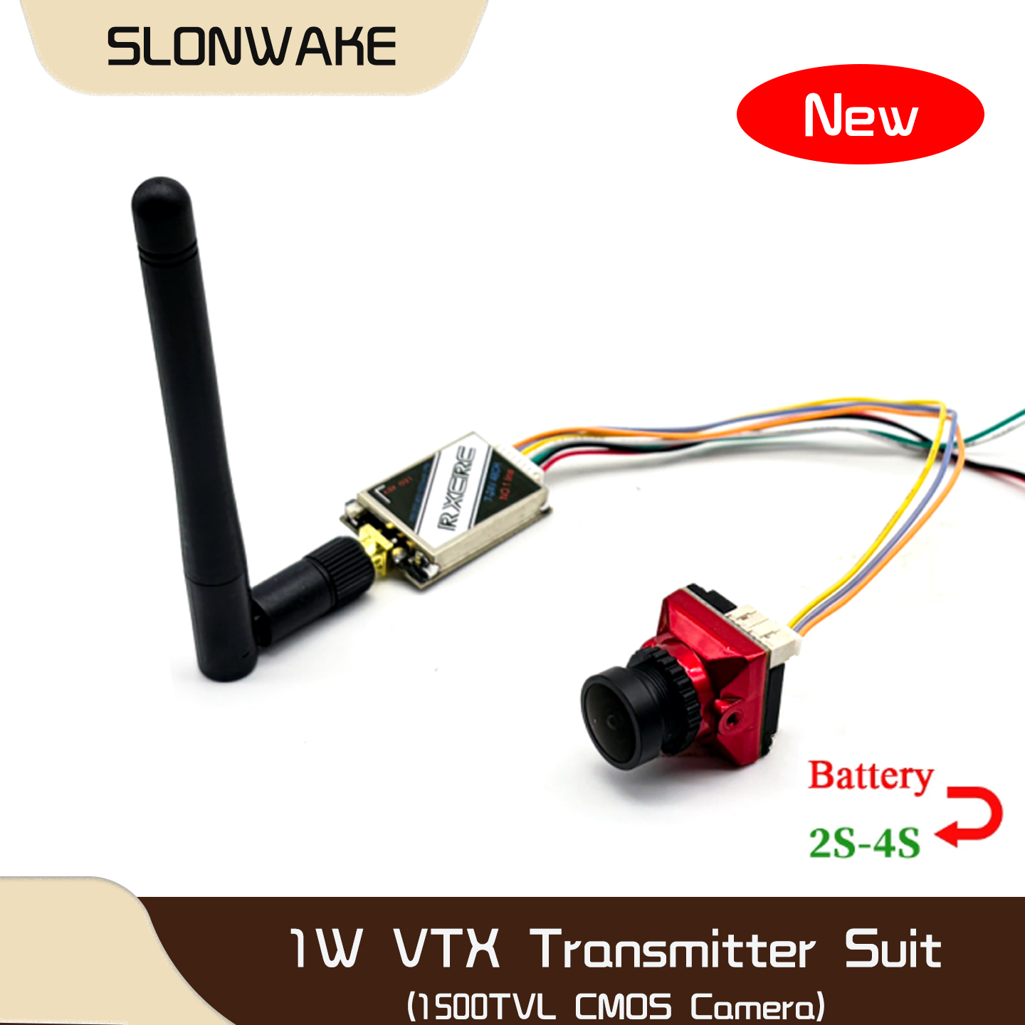 SLONWAKE  5.8G 48CH 1W VTX 100 - Drone Frame avaliação e preço