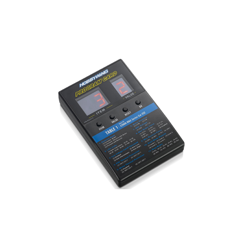 Hobbywing LED digital programm - Drone Esc avaliação e preço