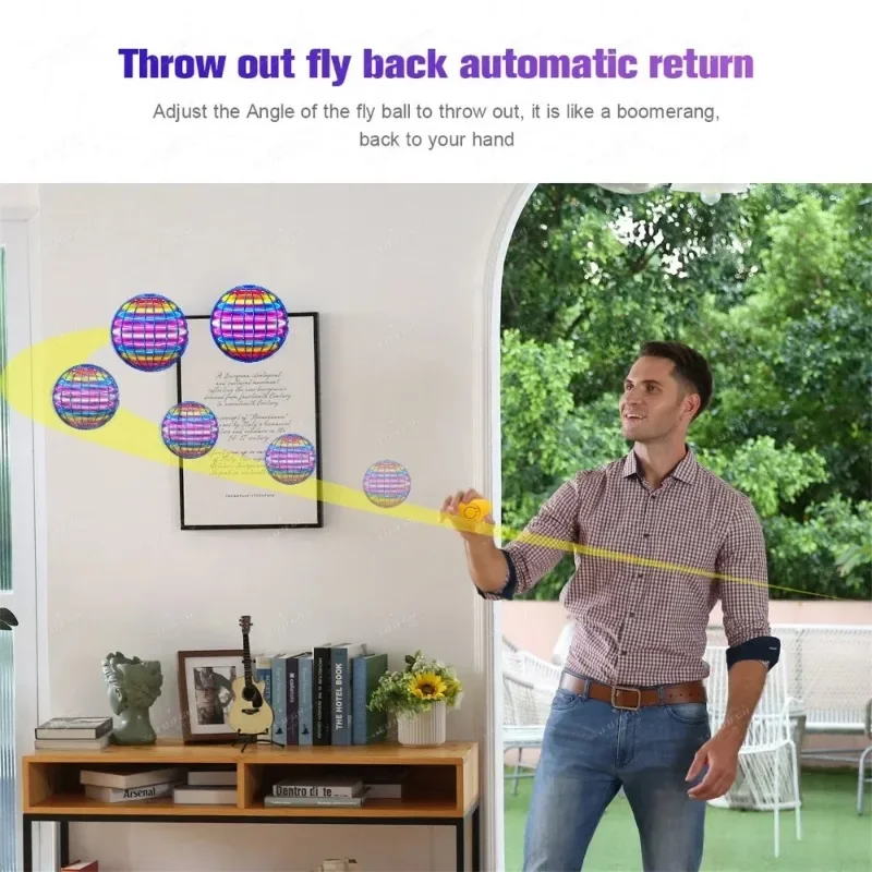 LED Light Up Flying Orb Boomer - Drone Led Light avaliação e preço