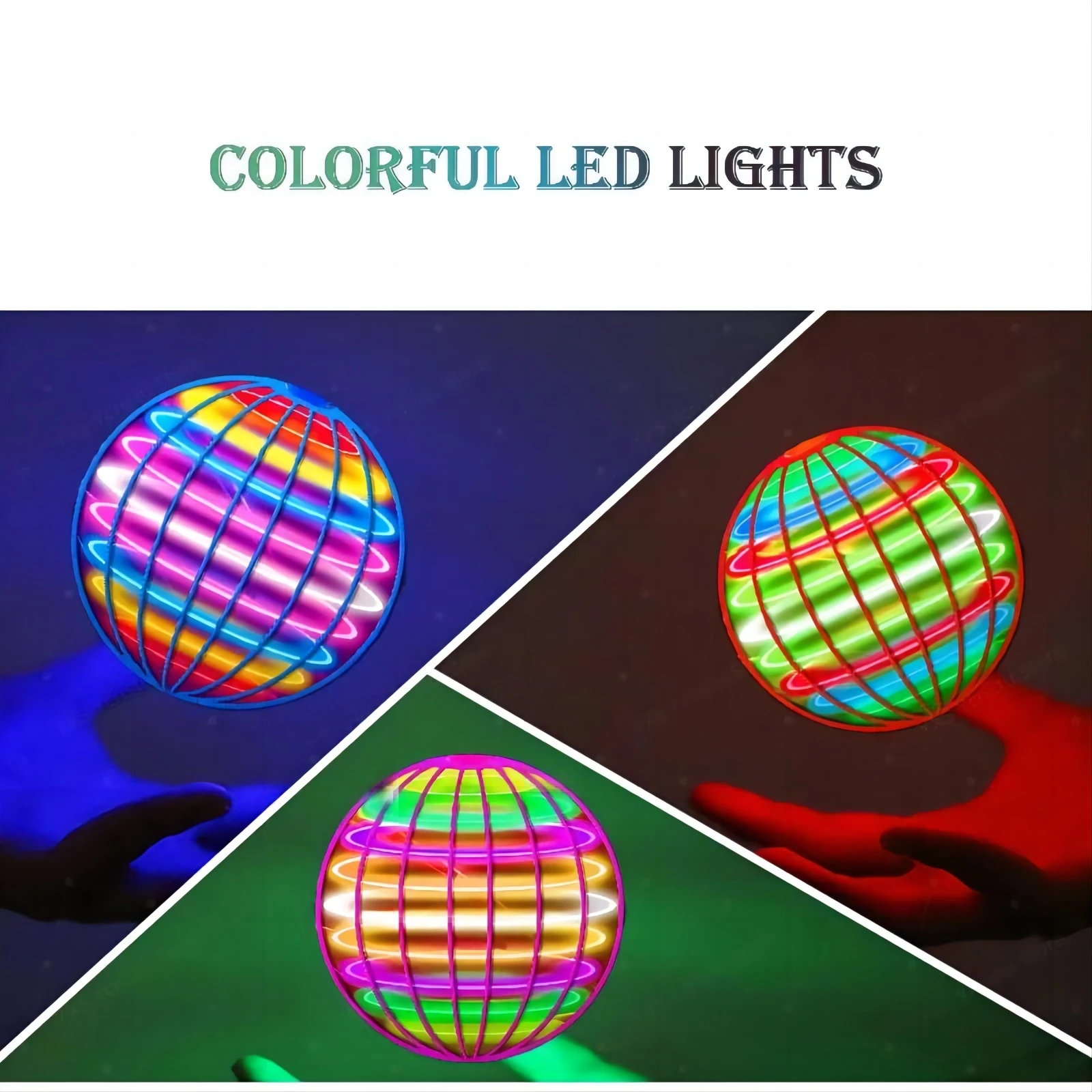 LED Light Up Flying Orb Boomer - Drone Led Light avaliação e preço