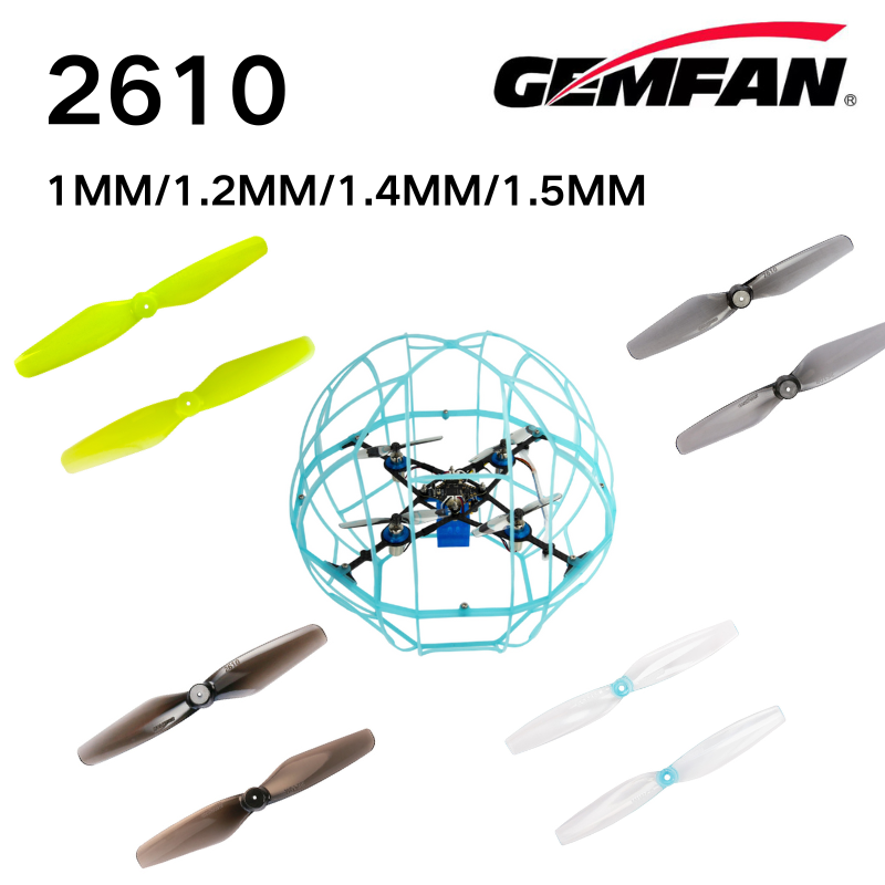 2610 Props Gemfan 2.6inch 2 Bl - Drone Esc avaliação e preço