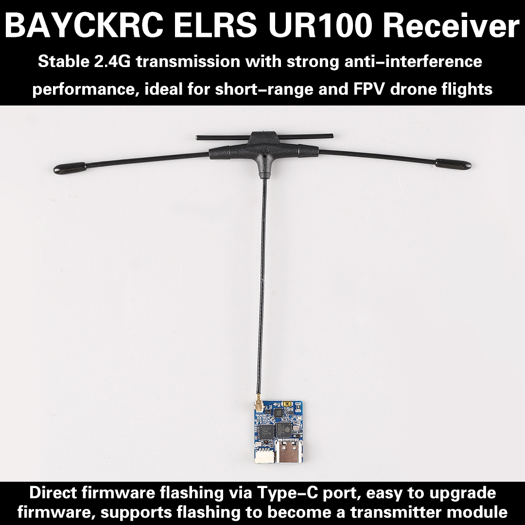 BAYCKRC UR100 ExpressLRS Dual  - Drone Frame avaliação e preço