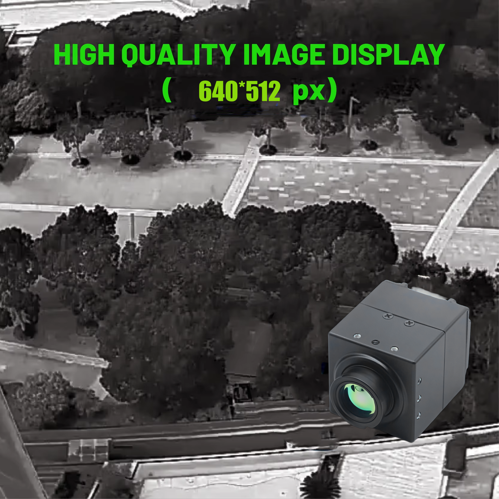 Uncooled 640x512 50Hz Radiomet - Drone Camera avaliação e preço